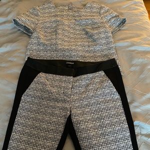 2 piece shirt and matching pant from Express